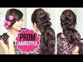 Easy Prom Hairstyle | Half Updo Hair Tutorial