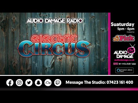 DJ Pick - The Electric Circus (Deep House) - LIVE - Audio Damage Radio. 5 - 6pm (17.12.22).