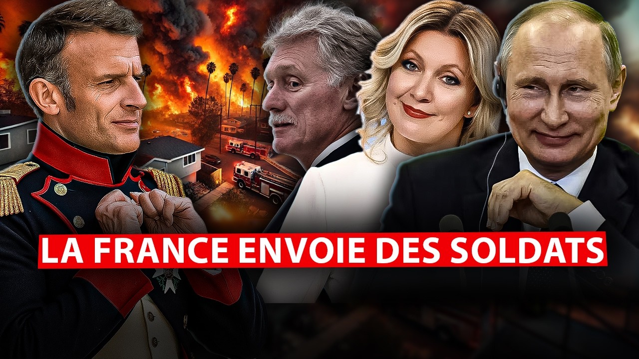 Les Russes se moquent du "général Macron" qui veut la guerre.