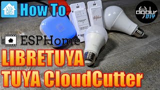 Tuya CloudCutter & ESPHome Libretuya LibreTiny How To Guide for Beken Chips | No soldering!