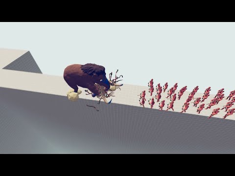 Mammoth vs 60x Units in a NARROW BRIDGE - TABS - TIGER