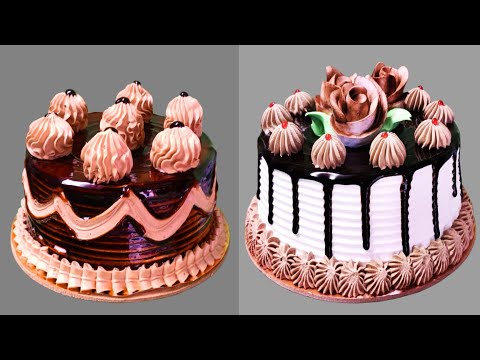 Chocolate Birthday Cake decoration kaise banaye