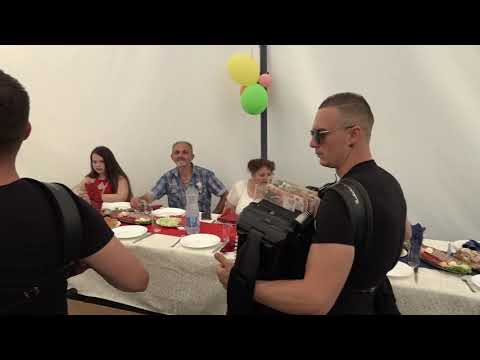 Vencanje Marije i Milana Acimovic i Krstenje Sofie. Borko Radivojevic, Zivkica Miletic i Miki Gajic