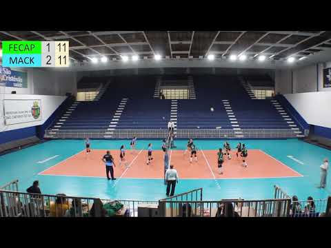 NDU 2019 - 2⁰ Semestre - 4⁰ set - FECAP x Comunicação Mackenzie - Volei Feminino - Semi Final