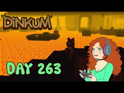 Dinkum Let's Play - Day 263 - First Treasure Room Attempt in the Hot Hot Hot