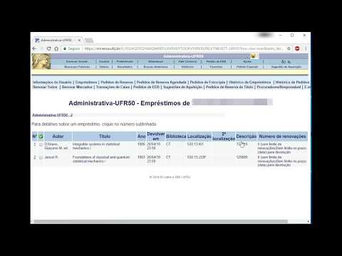 Base Minerva UFRJ - Como fazer a renovação de empréstimos?