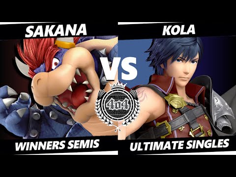 4o4 Smash Monthly 9 - Sakana (Bowser) vs Moist| Kola (Chrom) - Winners Semi-Final