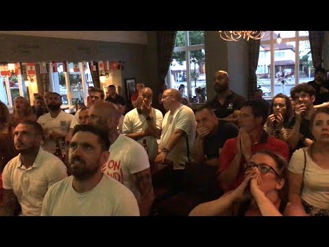 England Fans Stunned At Semi-Final Defeat - Russia 2018 World Cup