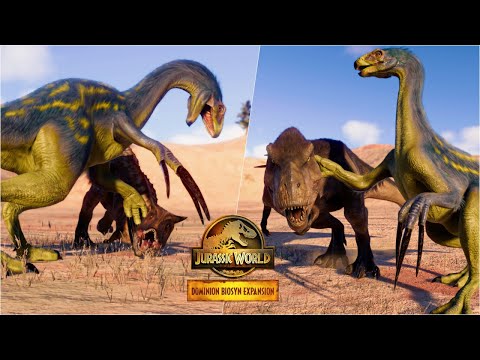 THERIZINOSAURUS BRUTAL CLAW SLASHER ANIMATION vs All Carnivore Dinosaurs | JWE2 DOMINION