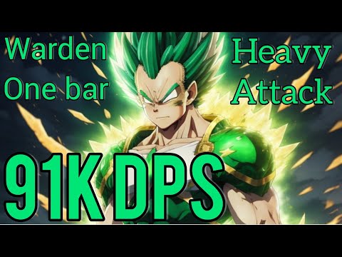 ESO 91K DPS Warden One Bar Heavy Attack Build Necrom 2023