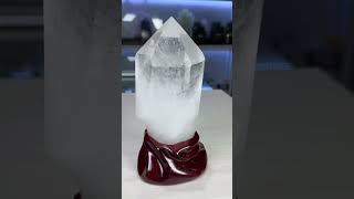 Trụ Thạch Anh Tinh Thể Pha Lê Trắng Tự Nhiên Trong Suốt 2.1kg-23.5cm