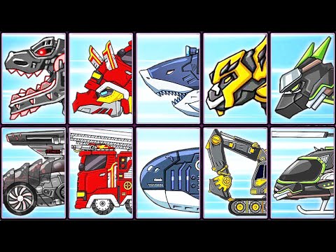 Dino Robot Corps - 5 Transformers | Eftsei Gaming