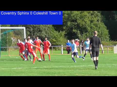 Coventry Sphinx v Coleshill Town 12th September 2020