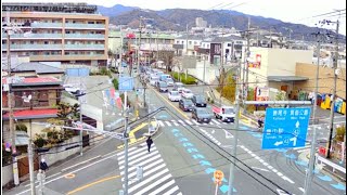 豊中ロマンチック街道交差点（大阪府道43号）