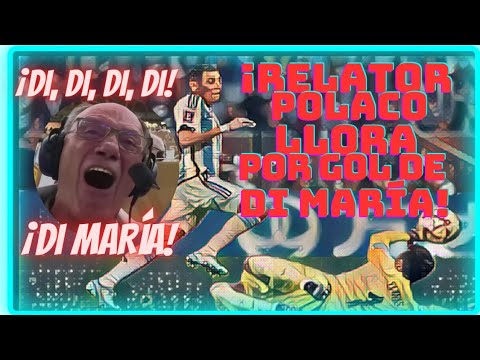ESPECTACULAR RELATO DEL POLACO DARIUSZ SZPAKOWSKI,QUIÉN LLORA POR EL GOL DE #DIMARIA EN #QATAR2022