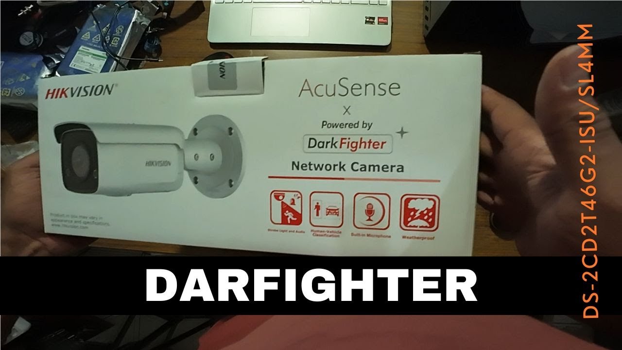 Hikvision AcuSense Darkfighter Network Camera DS-2CD2T46G2-ISU/SL  Unboxing & Setup Guide