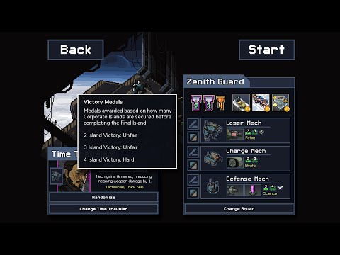 Into the Breach Advanced Edition - Unfair 3 island victory(Zenith Guard) / Volcanic Hive