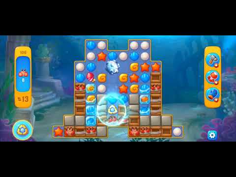 Fishdom Atlantis Cup Stage 106 (with ingame lightning booster) @choraelmin