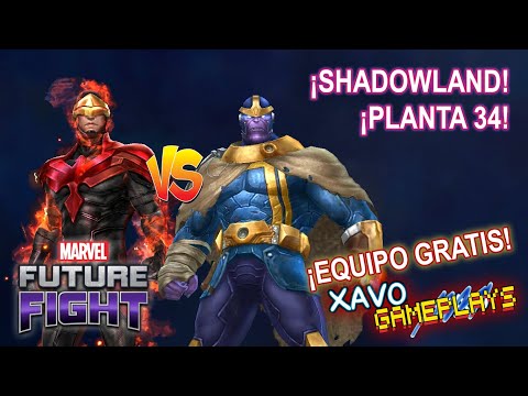 Ciclope vs Thanos - Planta 34 (Shadowland) [Marvel Future Fight] [Android-Pc]