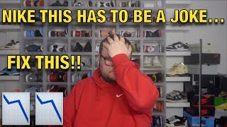 NIKE IS EMBARRASSING FIX THIS !! NIKE THIS HAS TO BE A JOKE !!