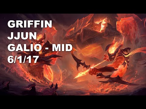 Griffin jjun Mid Galio vs Syndra - KR Challenger Patch 10.8