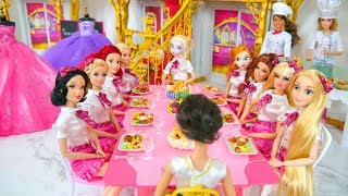 Royal School life of Princess Dolls & Barbie P