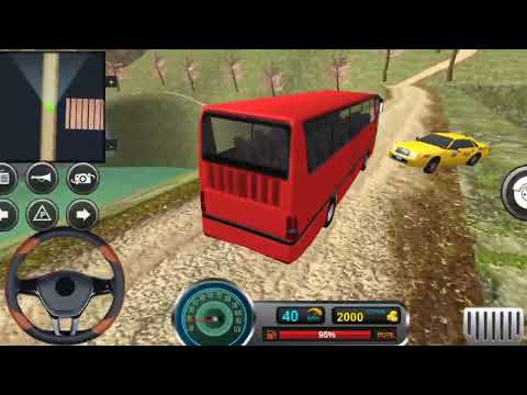 Uphill offroad bus driving sim is local bus simulator coach game #andorid.