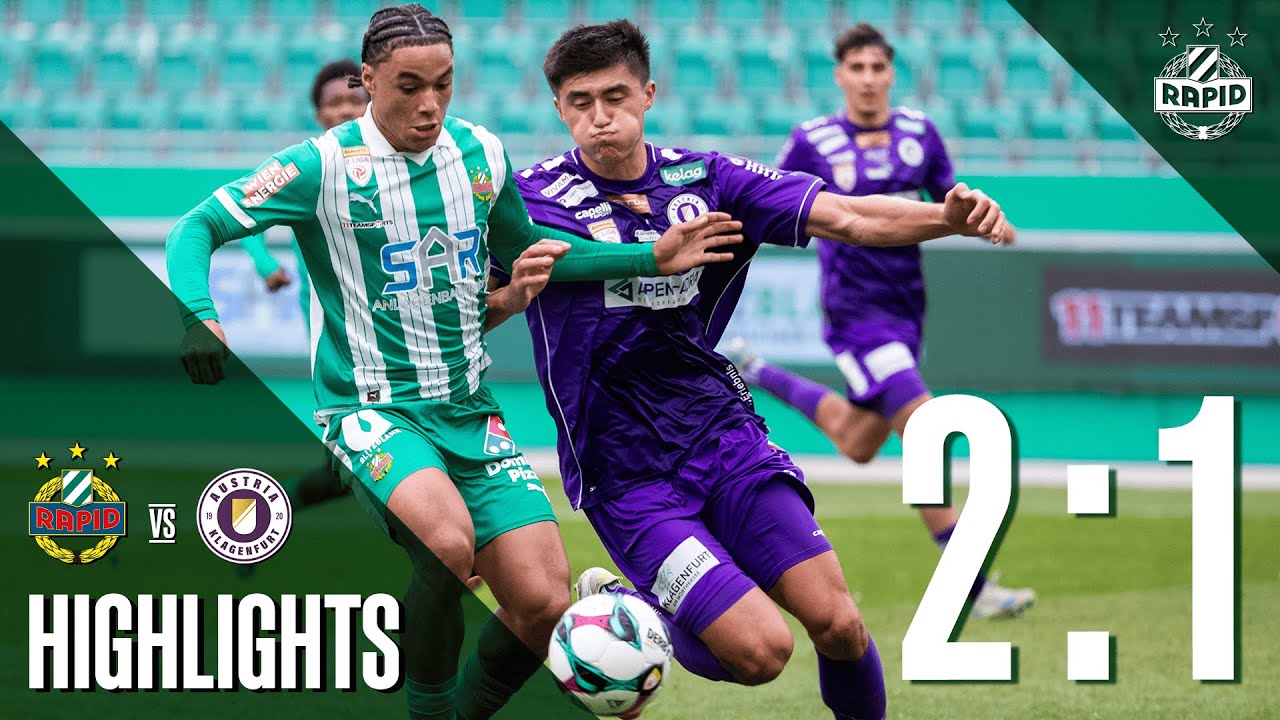 Highlights: SK Rapid II – SK Austria Klagenfurt