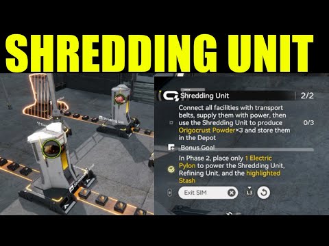arknights endfield - how to complete shredding unit (walkthrough)