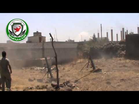 استهداف مقرات النظام في ريف حمص بقذائف الهاون من قبل كتيبة الشهيد عبد الرحمن العزو