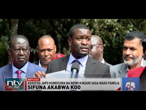 Sifuna abadili msimamo wake wa awali kuhusu mkataba wa makubaliano kati ya UDA na ODM