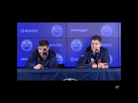 Jesse Puljujarvi answers who has a better one timer, Leon Draisaitl or Connor Mcdavid
