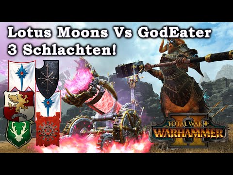 3 Multiplayer Schlachten in Total War: Warhammer 2 Lotus Moon vs God Eater