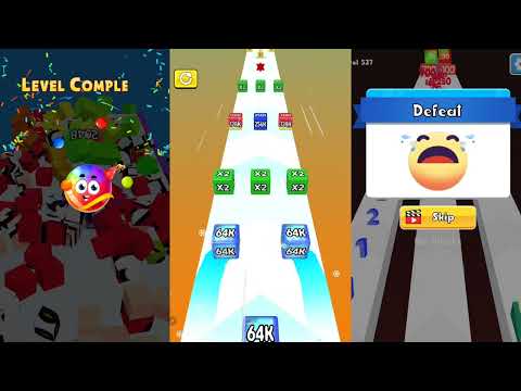 2048 Challenge | Number Master | Number Run | Ball Run 2048 | Merge Number Rush | Digs & Balls | 3D