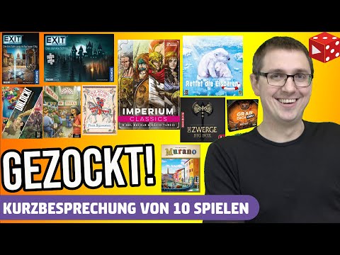 Gezockt! Kurzfazit zu Imperium Classic, Rettet die Eisbären, Der König ist tot, Grab dich frei uvm
