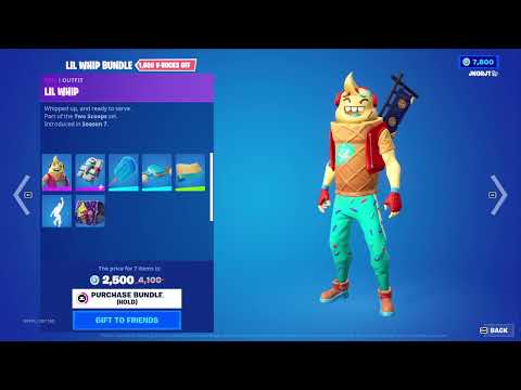 Buying Various Items In The 01/17/23 - 01/18/23 Fortnite Item Shop