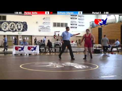 2012 Univ. WTT: 120 KG - Parker Betts (Minnesota Storm) vs. Anthony Edgren (Unattached)