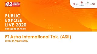 Public Expose LIve 2020 - PT Astra International Tbk. (ASII)