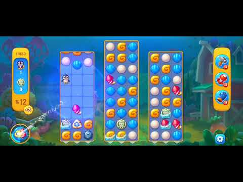 Fishdom Easy Level 11450 (with Double Lightning Booster) @choraelmin