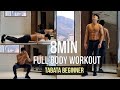 Full Body Workout at Home Beginners 8MIN TABATA (lose belly fat) 타바타 운동 8분 홈트레이닝 (초급자)