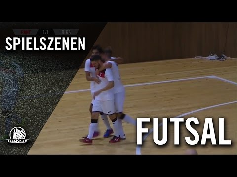 Hamburg Panthers - FK Nikars Riga (Gruppe 3, Hauptrunde, UEFA Futsal Cup 2016) - Spielszenen