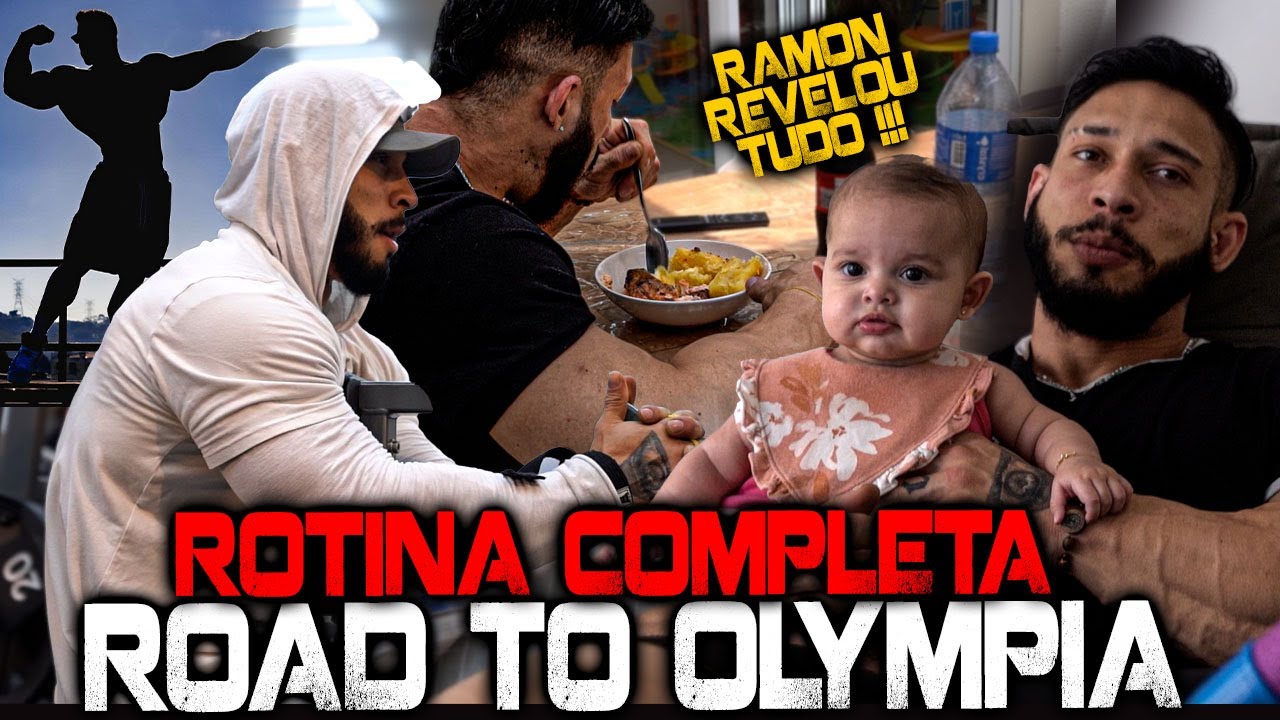 ROTINA COMPLETA DO RAMON DINO - ROAD TO OLYMPIA - FALTAM 3 SEMANAS !!!!