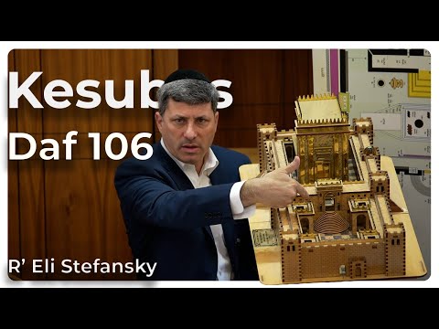Daf Yomi Kesubos Daf 106 by R’ Eli Stefansky