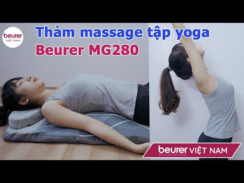 Naujiena!! Beurer Shiatsu masažinis kilimėlis MG280 Yoga video