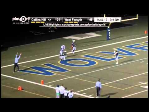 Collins Hill's #20 Amadi Stephens 16 yd TD