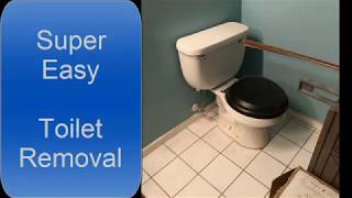 Easy Toilet Removal Fast