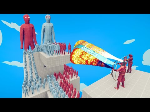 50x FIRE ZOIMBIE + 50x ICE ZOMBIE + 2x GIANTS vs 3x EVERY GOD - Totally Accurate Battle Simulator