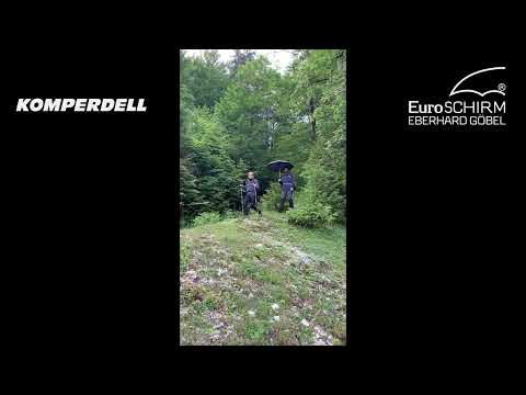 EuroSCHIRM | Trekking - Regenschirm Komperdell im Einsatz