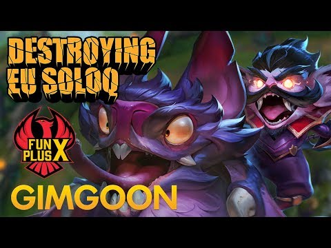 Destroying EU SoloQ: FunPlus Phoenix GimGoon - Kled Top Lane - KDA 12/1/10