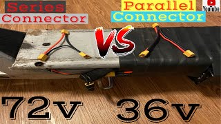 Bird 2/3 scooter Parallel/Series￼ Connecters -how to- DIY /charge 72v￼ battery using 36v 🔌 charger-